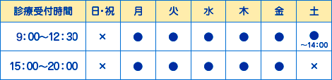 診療受付日
